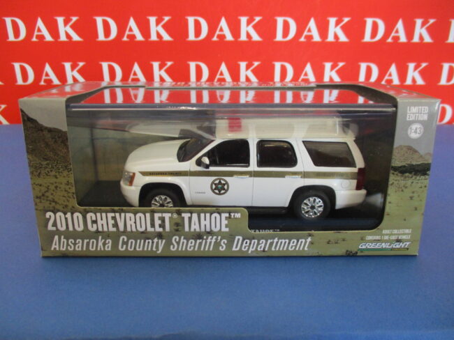 Die cast 1/43 Modellino Auto Polizia Chevrolet Tahoe Absaroka County Sheriff - immagine 6