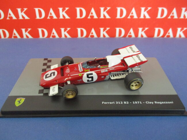 Die cast 1/43 Modellino Auto F1 Ferrari 312 B2 1971 C. Regazzoni***