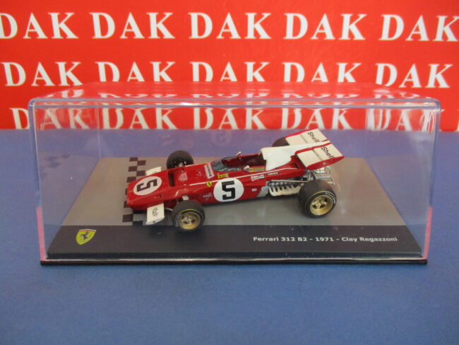 Die cast 1/43 Modellino Auto F1 Ferrari 312 B2 1971 C. Regazzoni*** - immagine 4