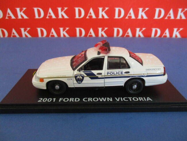 Die cast 1/43 Modellino Auto Polizia Police Ford Crown Victoria 2001 Dexter