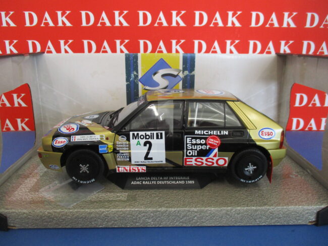 Die cast 1/43 Modellino Auto Lancia Delta HF Int. Rally Germany 1989 Y. Loubet