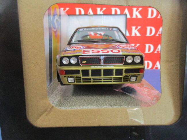 Die cast 1/43 Modellino Auto Lancia Delta HF Int. Rally Germany 1989 Y. Loubet - immagine 2