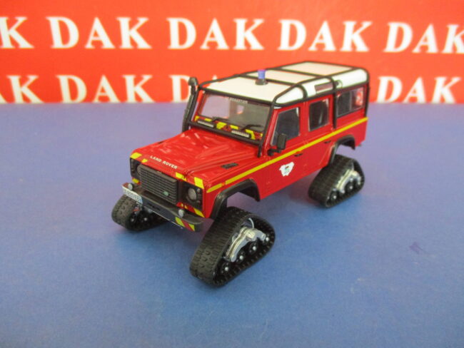 Die cast 1/43 Modellino Auto Pompieri Land Rover Defender VLHR Gatto delle Nevi - immagine 2