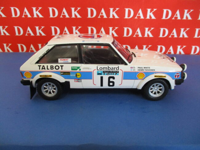 Die cast 1/18 Modellino Auto Talbot Sunbeam RAC Rally 1980 H. Toivonen - immagine 2