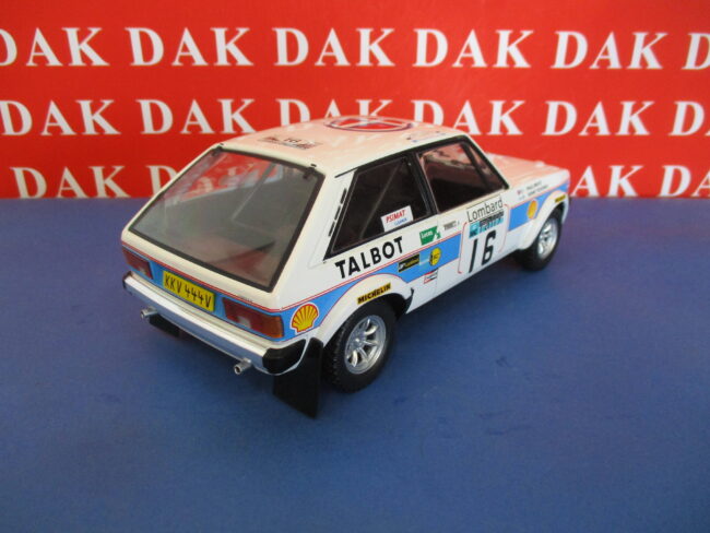 Die cast 1/18 Modellino Auto Talbot Sunbeam RAC Rally 1980 H. Toivonen - immagine 6