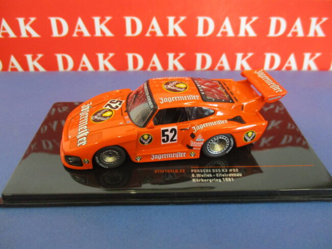 Die cast 1/43 Modellino Auto Porsche 935 K3 Jagermeister Nurburgring 1981 Wollek