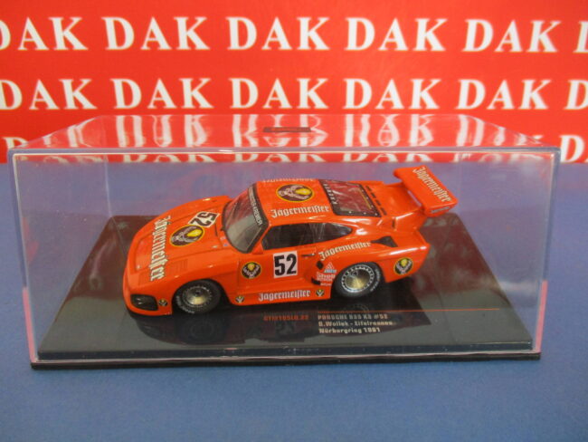 Die cast 1/43 Modellino Auto Porsche 935 K3 Jagermeister Nurburgring 1981 Wollek - immagine 6