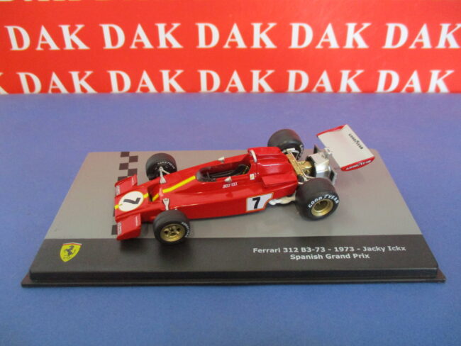 Die cast 1/43 Modellino Auto F1 Ferrari 312 B3 Spanish GP 1973 J. Icks ****