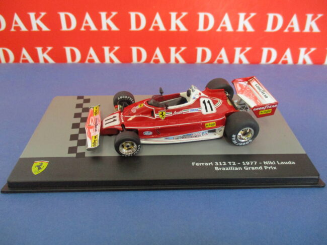 Die cast 1/43 Modellino Auto F1 Ferrari 312 T2 Brazilian GP 1977 N. Lauda ****