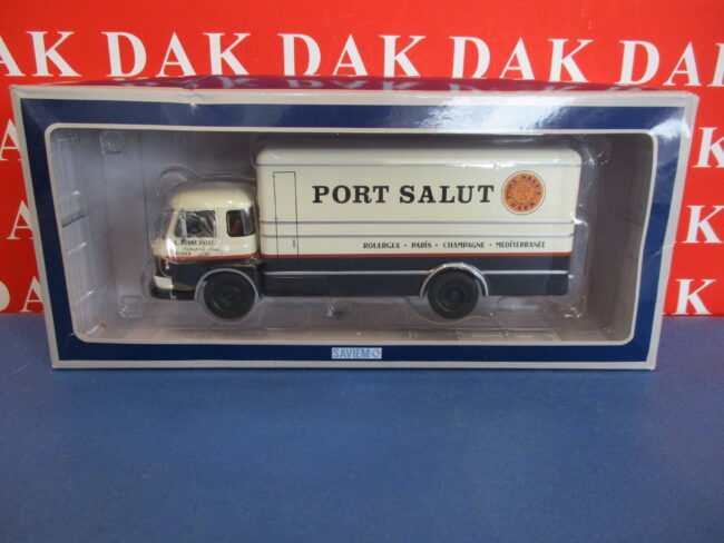 Die cast 1/43 Modellino Camion Truck Saviem JM 200 Frigo Port Salut - immagine 6