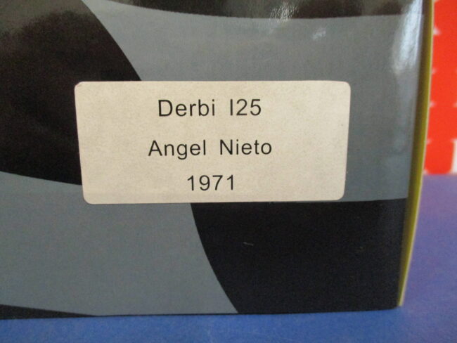 Die cast 1/12Modellino Moto Derbi 125 1971 Angel Nieto - immagine 7