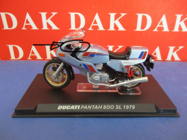 Die cast 1/24 Modellino Moto Ducati Pantah 500SL 1979 NO MANUBRIO SINISTRO - immagine 3