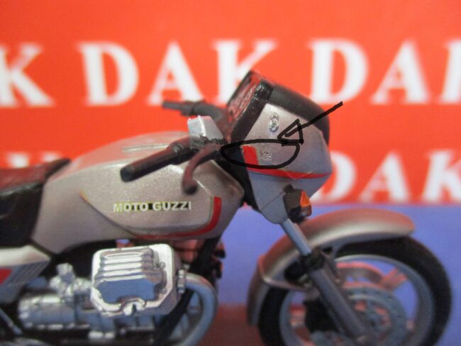 Die cast 1/24 Modellino Moto Moto Guzzi 850-T5 by Starline 1 - immagine 4