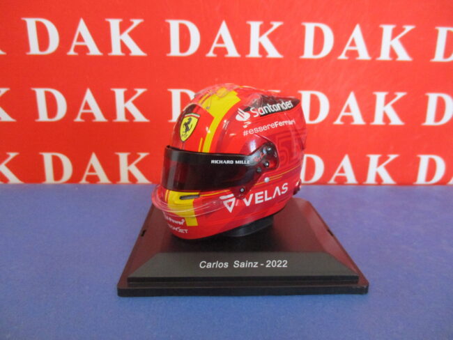 1/5 Modellino Casco Helmet Ferrari Carlos Sainz Spain GP 2022