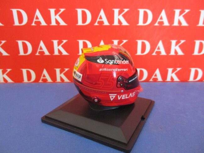 1/5 Modellino Casco Helmet Ferrari Carlos Sainz Spain GP 2022 - immagine 3