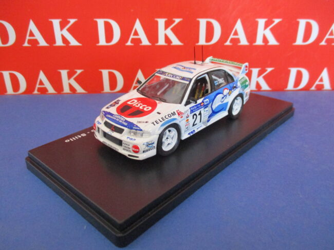 Die cast 1/43 Modellino Auto Mitsubishi Lancer Evo VI Rally Argentina 2001 Pozzo - immagine 4