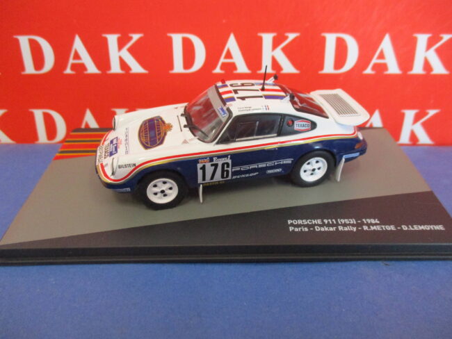 Die cast 1/43 Modellino Auto Porsche 911 (953) Rally Paris Dakar 1984 R. Metge