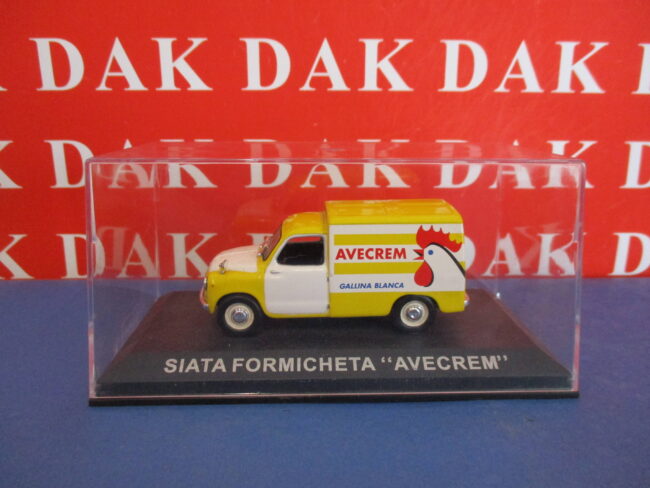 Die cast 1/43 Modellino Auto Siata Formicheta Avecrem 1966 HB - immagine 6