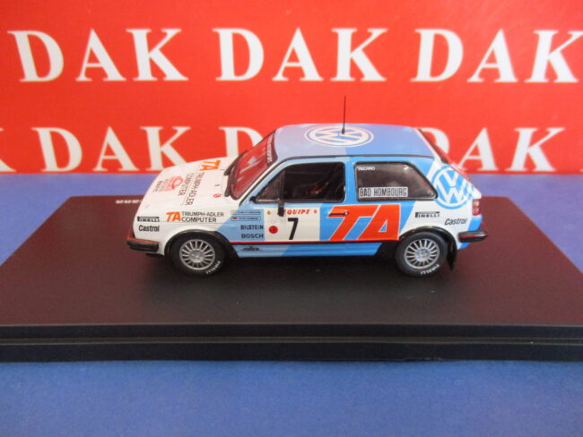 Die cast 1/43 Modellino Auto Volkswagen Golf GTI Rally Monte Carlo 1987 Eriksson - immagine 5