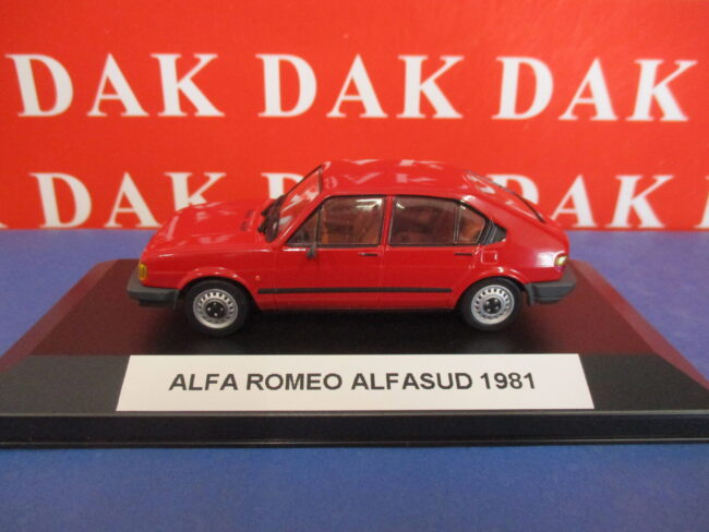 Die cast 1/43 Modellino Auto Alfa Romeo Alfasud Red 1981 9