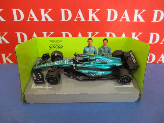 Die cast 1/43 Modellino Auto F1 Aston Martin AMR23 2023 F. Alonso NP by Burago