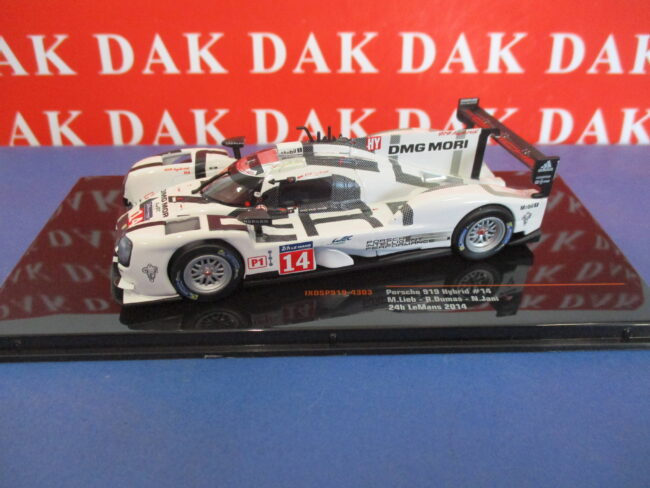 Die cast 1/43 Modellino Auto Porsche 919 Hybrid 24H Le Mans 2014 R. Dumas