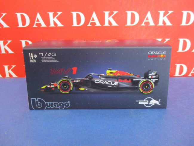 Die cast 1/43 Modellino Auto F1 Red Bull RB20 2024 M. Verstappen by Burago - immagine 7