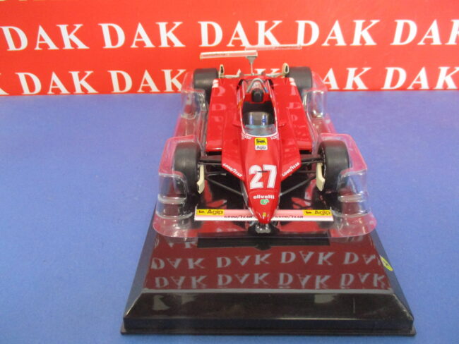 Die cast 1/24 Modellino Auto F1 Ferrari 126 C2 1982 G. Villeneuve - immagine 3