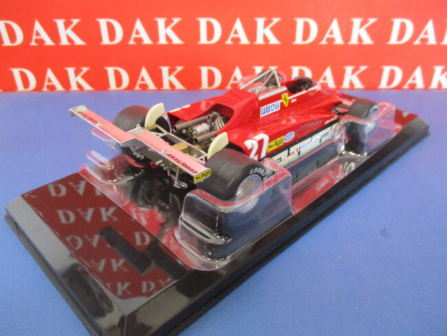 Die cast 1/24 Modellino Auto F1 Ferrari 126 C2 1982 G. Villeneuve - immagine 5