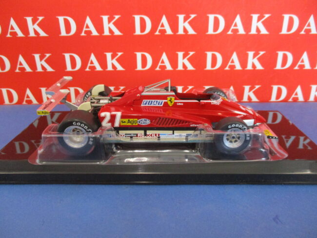 Die cast 1/24 Modellino Auto F1 Ferrari 126 C2 1982 G. Villeneuve - immagine 4