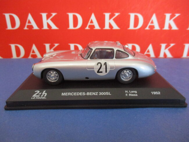 Die cast 1/43 Modellino Auto Mercedes 300SL 24H Le Mans 1952 H. Lang Centauria